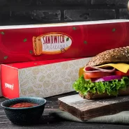 جعبه ساندویچ کلاسیک ( بسته 100 عددی )